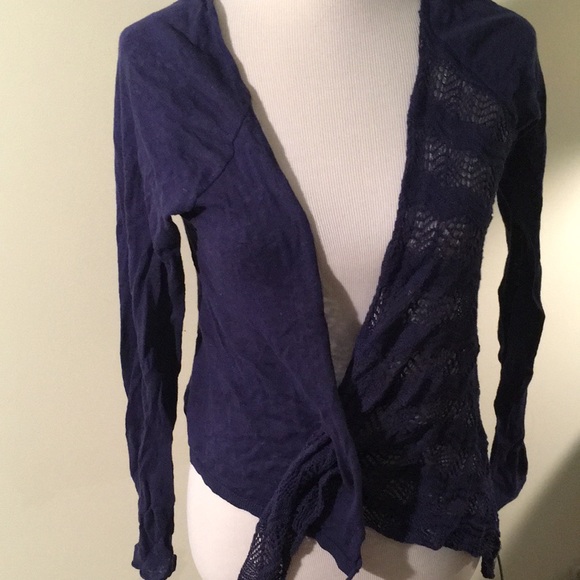 Knitted and Knotted Wrap Cardigan - Picture 1 of 4